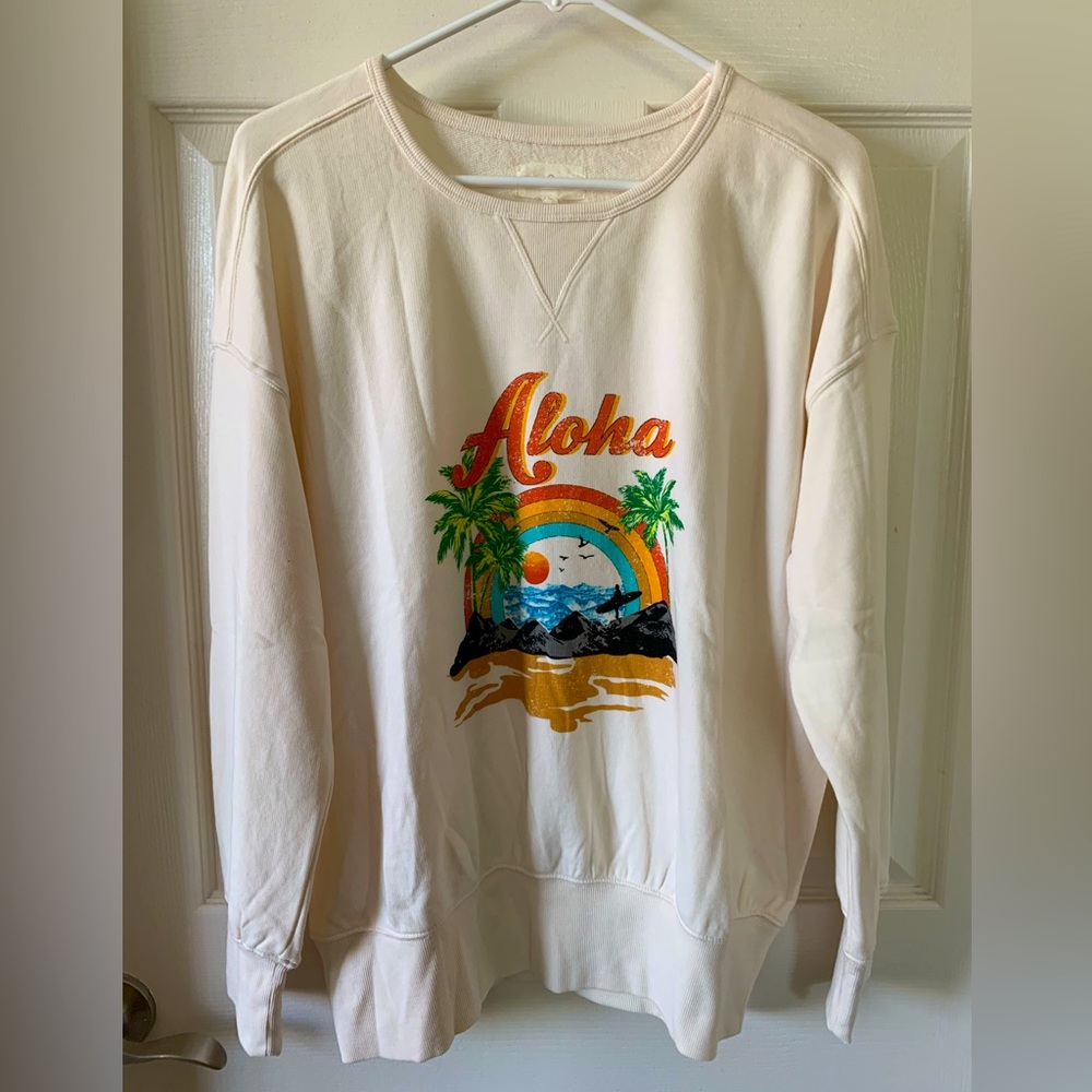 NWT Lou and Grey terry sweatshirt